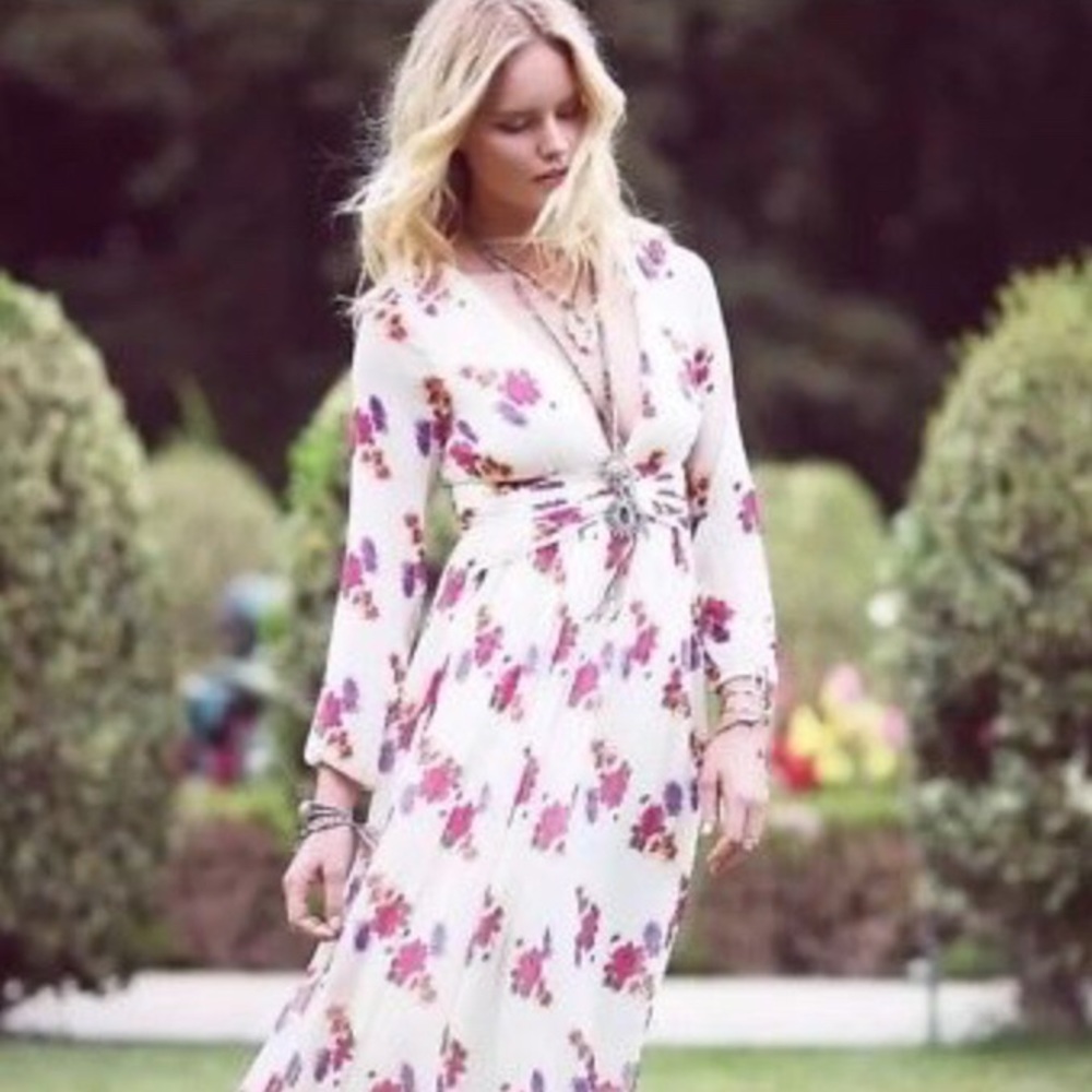 Free People Jenny Printed Maxi Dress